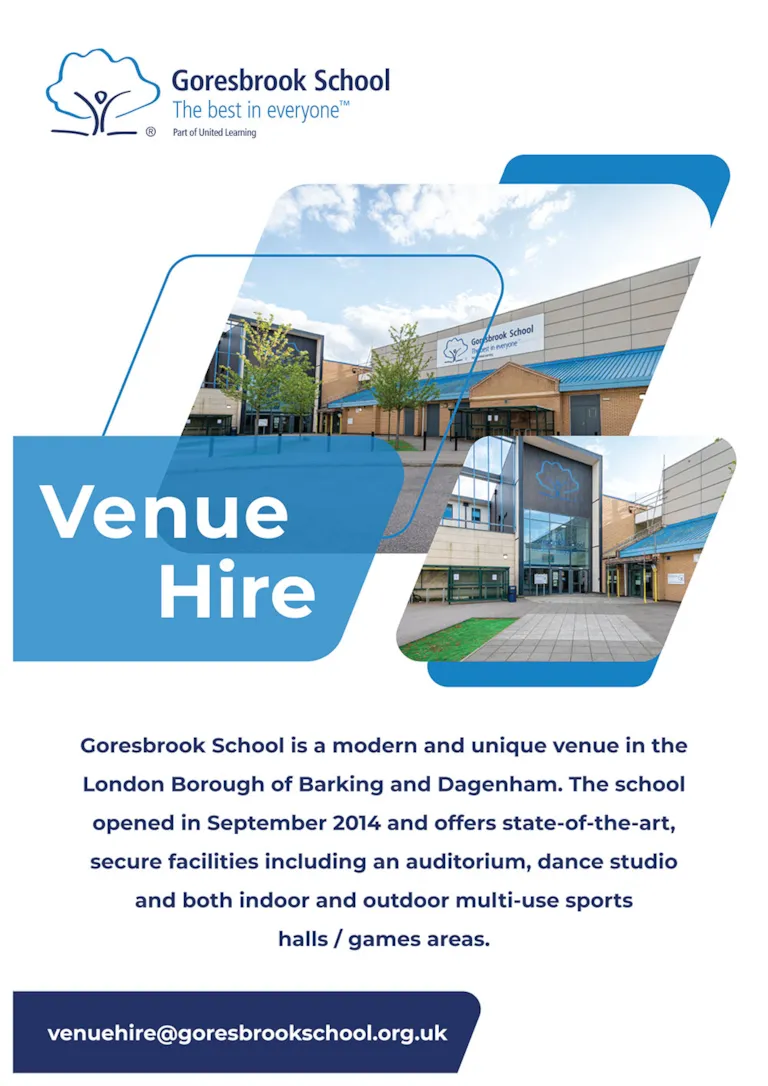 Venue Hire Leaflet.- click to open